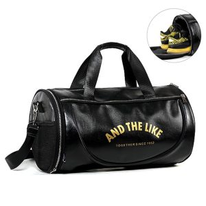 sac de sport à bandoulière en cuir synthétique