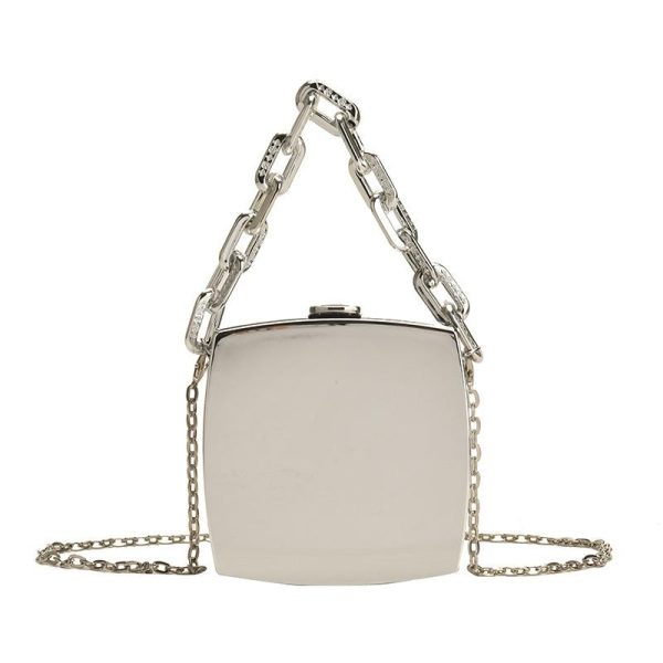 mini sac bandoulière argenté
