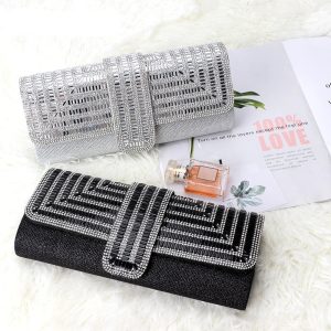 pochette bandoulière à strass
