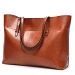 sac seau cuir ciré