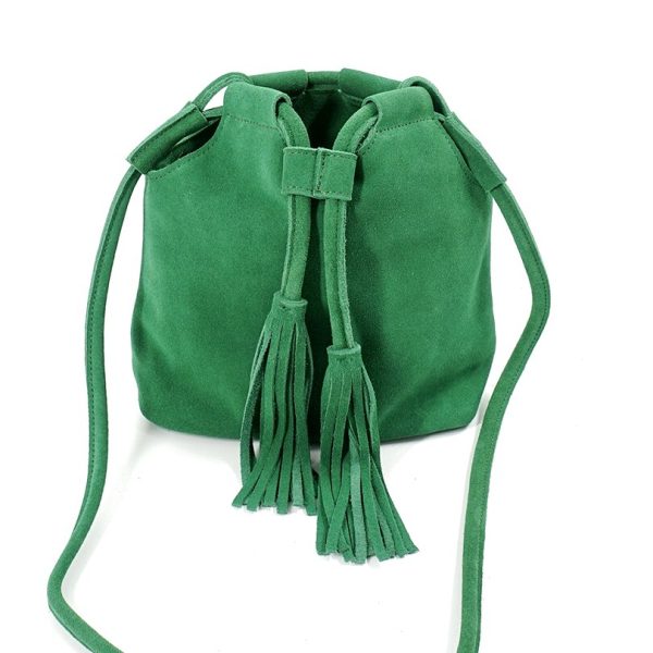 sac à bandoulière avec franges