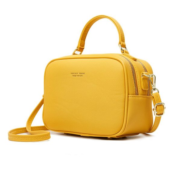 sac à bandoulière jaune