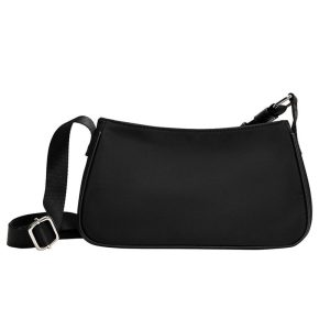 sac bandoulière noir rétro
