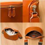 accessoire vintage cuir marron