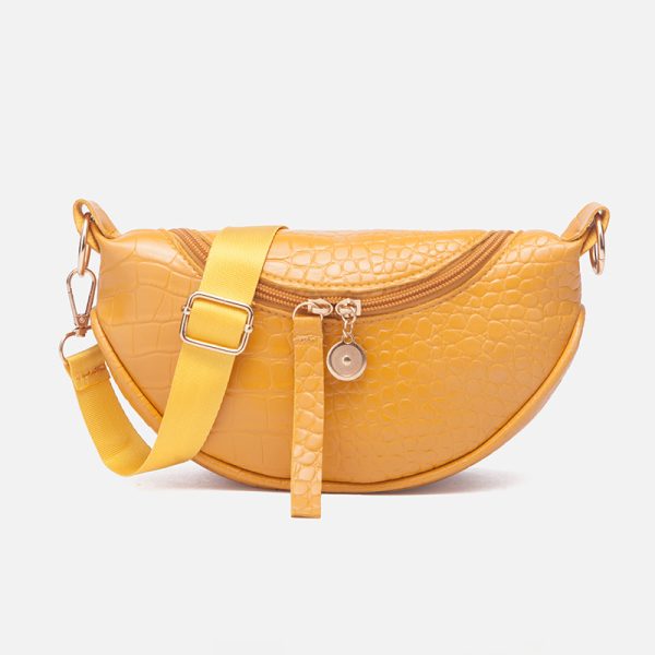 sac banane motif crocodile