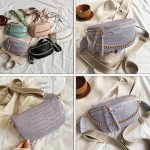 chaîne dorée sac bandoulière