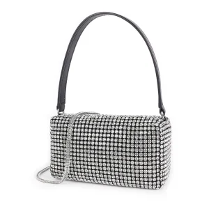 sac à main bandoulière cuir strass