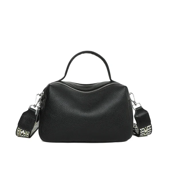 sac bandoulière Boston en cuir