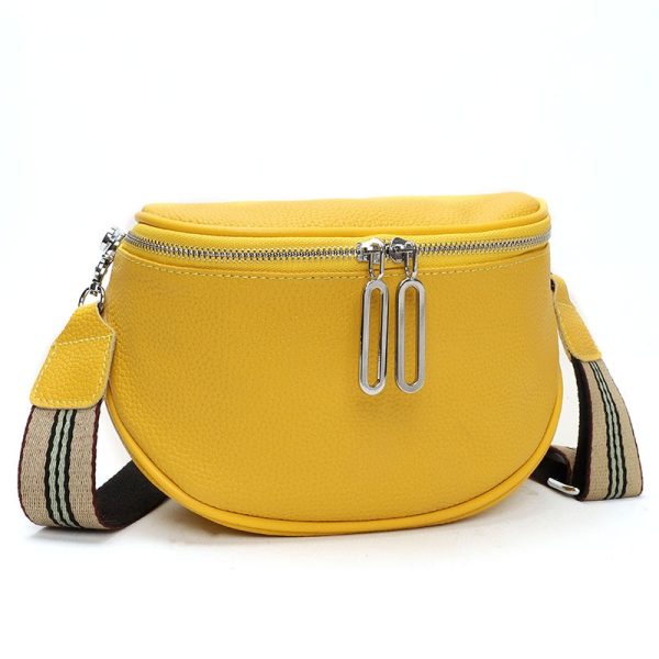 sac banane cuir femme
