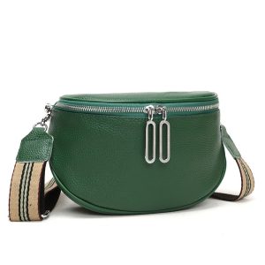 sac banane en cuir