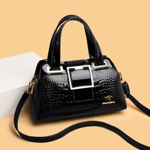 Sac en bandoulière en cuir synthétique