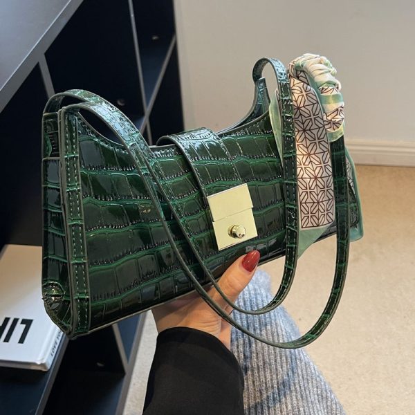 sac bandoulière crocodile