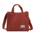 sac en velours côtelé