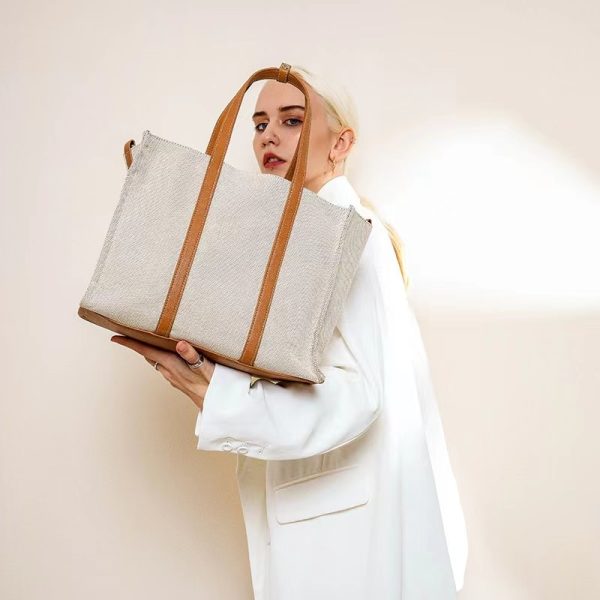 sac cabas bandoulière en cuir