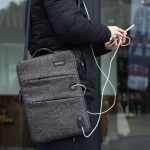 pochette bandoulière ordinateur USB