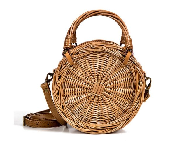 sac bandoulière en osier