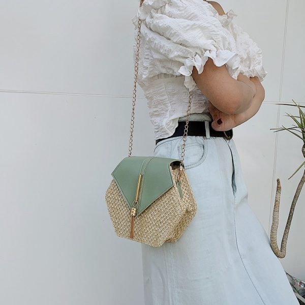 sac à main en paille design