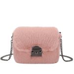 petit sac bandoulière fausse fourrure