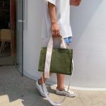 accessoire mode toile vert