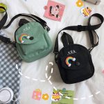 motif arc-en-ciel sac à bandoulière
