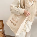 grand sac à bandoulière en toile
