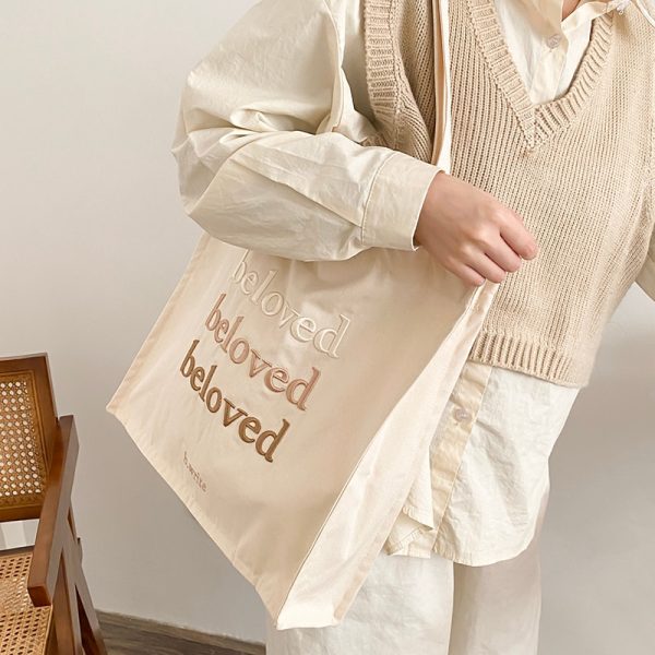 grand sac à bandoulière en toile