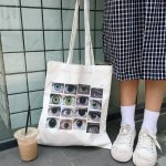 sac en toile tendance yeux