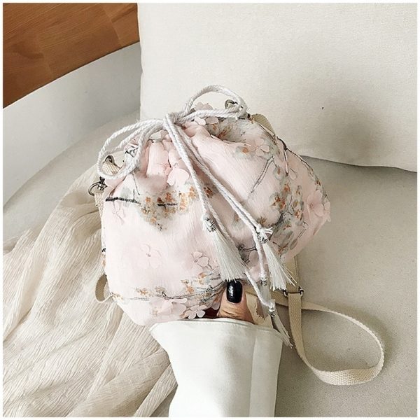 sac à main fleuri