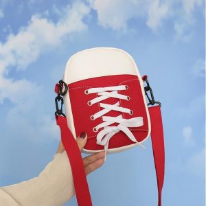 sac à bandoulière converse rouge