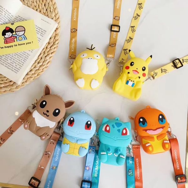 sac bandoulière Pokémon en silicone