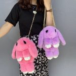 sac en peluche lapin