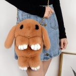 sac à bandoulière en peluche pour enfant