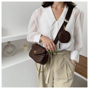 petit sac bandoulière marron