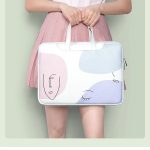 sac bandoulière visage abstrait