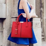 sac carré en cuir