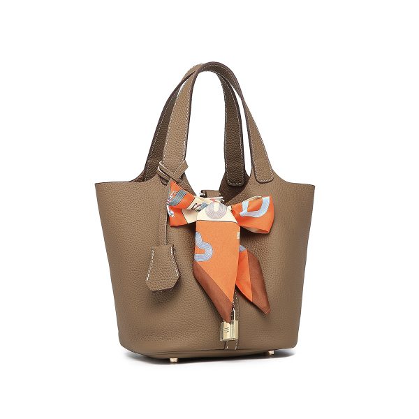 sac seau cuir véritable