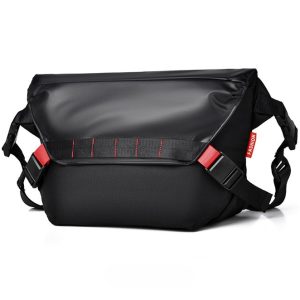 sac banane bandoulière imperméable noir