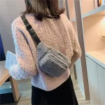 sac banane gris