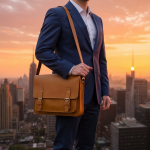 sac en cuir marron
