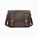 bandoulière cartable cuir