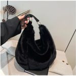 sac de soirée en fausse fourrure