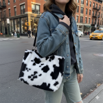sac motif vache tendance