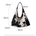 sac fourre-tout imprimé vache