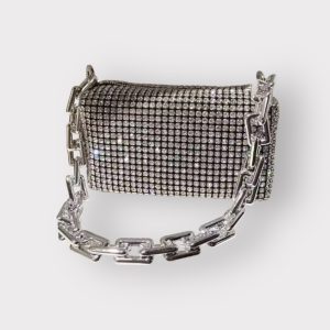 Sac bandoulière avec strass