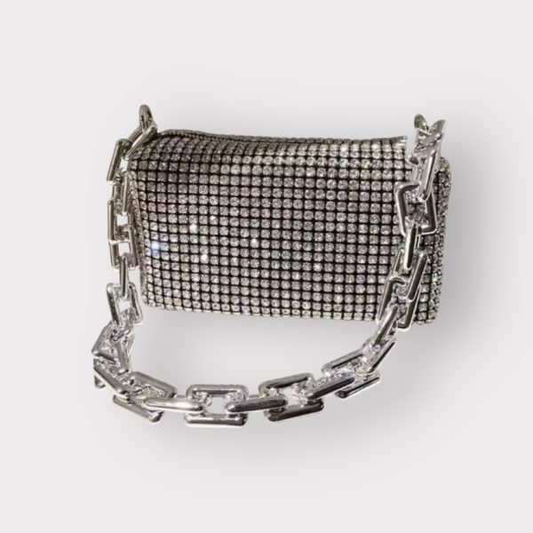 Sac bandoulière avec strass