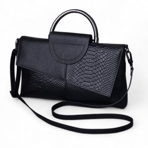 sac pochette cuir femme