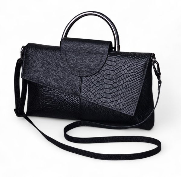 sac pochette cuir femme