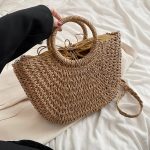 tendance sac à bandoulière paille