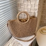 élégance sac paille